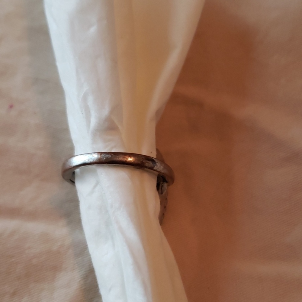 Vintage Simulated Amethyst Ring - image 3